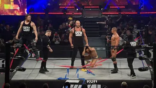 Braun & Ec3 At Roh’s Final Battle. ( Live Shot)