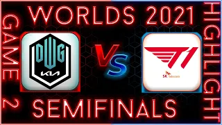 DK Vs T1 SemiFinals Game 2 Worlds 2021 Highlights lol League of Legends Riot games