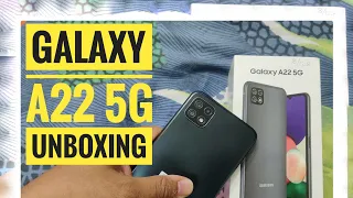 Samsung Galaxy A22 5G - Unboxing and Overview | Galaxy A22 5G Unboxing | Galaxy A22 5G First Looks
