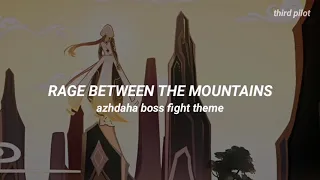 rage beneath the mountains | azhdaha (若 陀 龙王) fight boss theme | sub español/chino