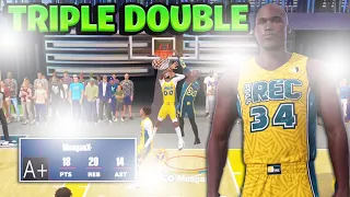 UNSTOPPABLE PRIME SHAQ BUILD GRABS 29 BOARDS AND DROPS 18 POINTS IN RANDOM REC! NBA 2K24 BEST CENTER