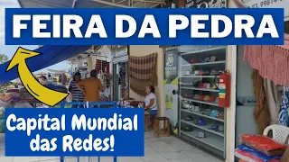 Fui visitar a Feira da Pedra na cidade de São Bento na Paraíba. Capital mundial das redes.