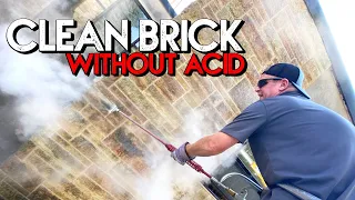 How to Clean Brick WITHOUT Acid | Stone and Brick Cleaning Machine