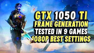 GTX 1050 Ti - AMD FSR 3 Frame Generation Mod Tested in 9 Games