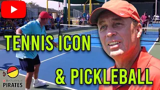 Tennis GOAT Ivan Lendl Plays Pickleball 5.0 Tournament