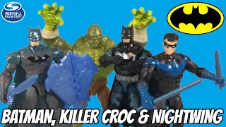 Batman, Killer Croc & Nightwing Review - Spin Master 4 Inch