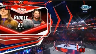 Matt Riddle vs AJ Styles - WWE Raw 16/08/21 en Español