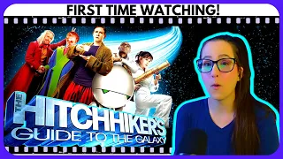 *HITCHHIKER'S GUIDE* is wild! MOVIE REACTION FIRST TIME WATCHING! ♡