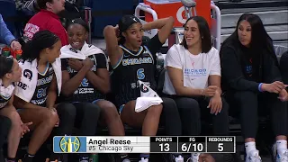 Last 5 Mins Of Chicago Sky vs New York Liberty, Angel Reese WNBA Home Debut | May 7, 2024