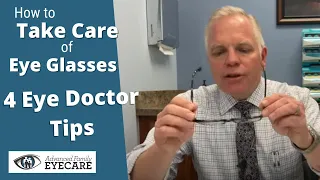 How to take care of glasses [4 Eye Doctor Tips]