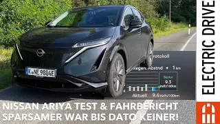 Nissan Ariya Fahrbericht & Test - sparsamer war bis dato keiner! Electric Drive Check