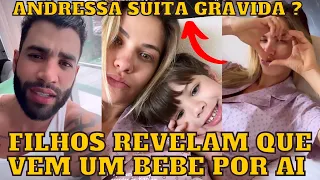 Andressa Suita está GRÁVIDA do Gusttavo Lima ? Filhos dizem que vem outro BEBÊ