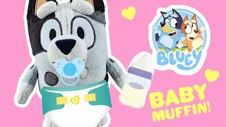 BLUEY - Baby Muffin Cupcake Heeler -  Bluey and Bingo Toys from Disney 💙 Pretend Play!