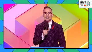 David Furnish introduces Elton John and Years & Years  | The BRIT Awards 2021