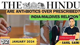 12 January 2024 | The Hindu Newspaper Analysis | UPSC IAS #thehinduanalysis