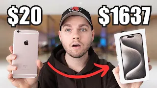 I Flipped an iPhone 6s to an iPhone 15 Pro