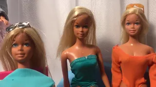 ASMR -  SENSATIONAL 1971 THRIFTED MALIBU BARBIE SHOWCASE - VERY RELAXING AND LOT'S OF TINGLES