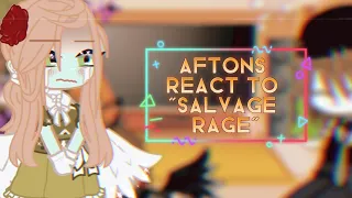 🔪💦Aftons react to "Salvage Rage"🔪💦 [ Gacha Club Reaction Video ] [ Iƚȥ Tɾιxყ ]