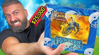 Opening The $25,000 Pokemon Box Was WILD!
