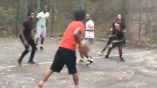 Migos Play Basketball In Backyard Of Trap Quavo Got Hella Game Eurosteps On Everyone