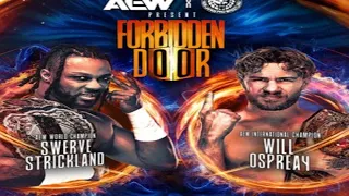 AEW DYNAMITE 4/29/30 REVIEW,SWERVE STRICKLAND VS WILL OSPREAY AT FORBIDDEN DOOR