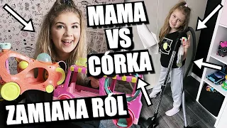 ZAMIANA RÓL 😀 CHALLENGE 💜 MAMA VS CÓRKA 💜 CZY OLIWKA WYTRZYMA?