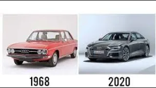 Еволюція Audi 100/A6 (1968-2020).