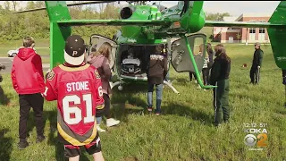 Thomas Jefferson High School Students Get Look At AHN's Lifeflight Helicopter