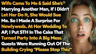 Husband Made A Surprise At His Ex-Wife's Wedding W/ AP & Had Guests Crying For Help. Sad Audio Story
