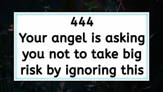 🧚444 🌈Your Angel Is Asking You Not To Take Big Risk By Ignoring This... @GodsMercy1111