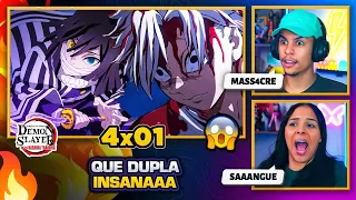 VAI COMEÇAR O TREINAMENTO DOS HASHIRAS | Demon Slayer 1x04 🇧🇷 | [Casal Jounin React] 🔥