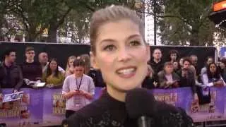 Rosamund Pike Interview - What We Did On Our Holiday Premiere