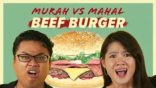 RM168 FOR A BEEF BURGER?! - Murah Vs Mahal | SAYS Challenge