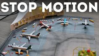 1:400 Scale Model Airport Stop Motion