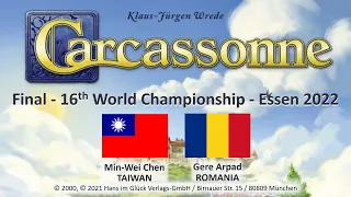 World Championship Carcassonne Essen 2022 - FINAL