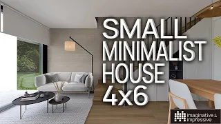 Simple & Cozy Small Minimalist House Design 4x6 #smallhousedesignidea #homedecor #minimalistdesigns