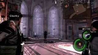 Wesker Hit By An Egg (RE5 LIN)