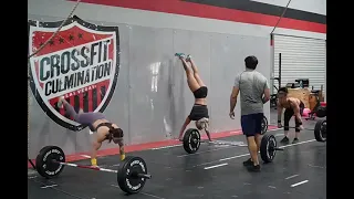 Zelos Games 0.1 Heat 1 CrossFit Workout with Danielle Brandon, Bethany Shadburne and Kari Pearce