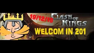 CLASH OF KINGS / НАБОР В АЛЬЯНС / 19.12.2018 /