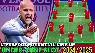 ARNE SLOT WELCOME TO LIVERPOOL 💥 LIVERPOOL POTENTIAL LINE UP UNDER SLOT 2024/2025 SEASON 🔥