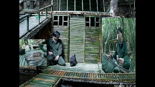 So Lo Camping: complete a beautiful bamboo house (eating grilled fish in the original way) #camping