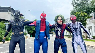 PRO 4 SUPERHERO TEAM || VENOM Is Not GOOD ( Live Action ) - Fun Flife TV