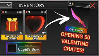 [Survive the Killer] Opening 50 Valentine Crates! What Will I Get!?