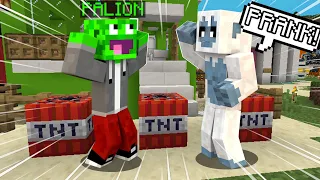 PRANKUJE @PALION i RESZTE PALIONOWA w Minecraft! (wyrzucili mnie)