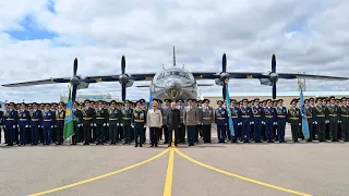 Токаев принял участие в церемонии открытия авиационной базы Национальной гвардии в Астане