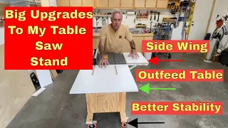 How To Upgrade and Improve A Jobsite Table Saw Stand