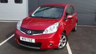 2011 11 Nissan Note 1.6 N-tec 5dr In Red
