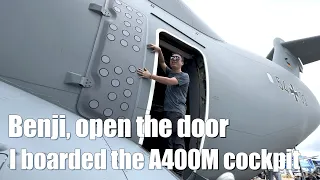 Benji, open the door: I boarded the A400M cockpit