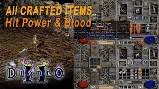 Diablo 2 Horadric Cube Recipes - Crafted Items Hit Power and Bloobd