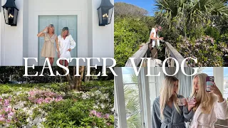Easter Week Vlog: real talk, beach walks, workouts, family time, comfort vlogging & more!